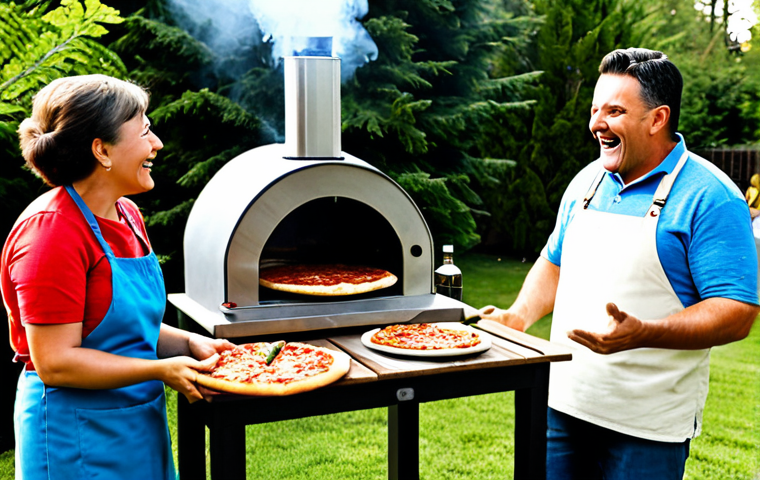 훈제 기법으로 만드는 특별한 피자 - Smoked Mozzarella Pizza Creation**

"A chef in a clean, professional kitchen, carefully placing slic...
