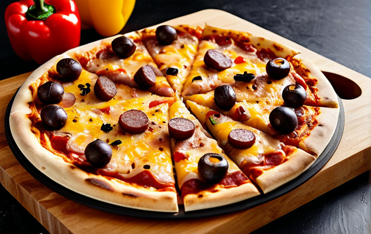 훈제 기법으로 만드는 특별한 피자 - Backyard Pizza Party with Smoker**

"A family-friendly backyard scene, showcasing a pizza oven and a...